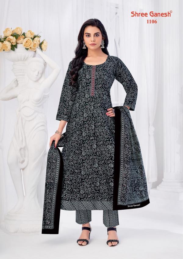 Shree Ganesh Zeenat Vol-1 – Anarkali Kurti Pant With Dupatta